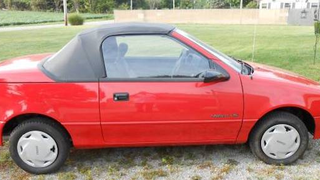 This Geo Metro Convertible Only Has 548 Miles And Could Be Yours